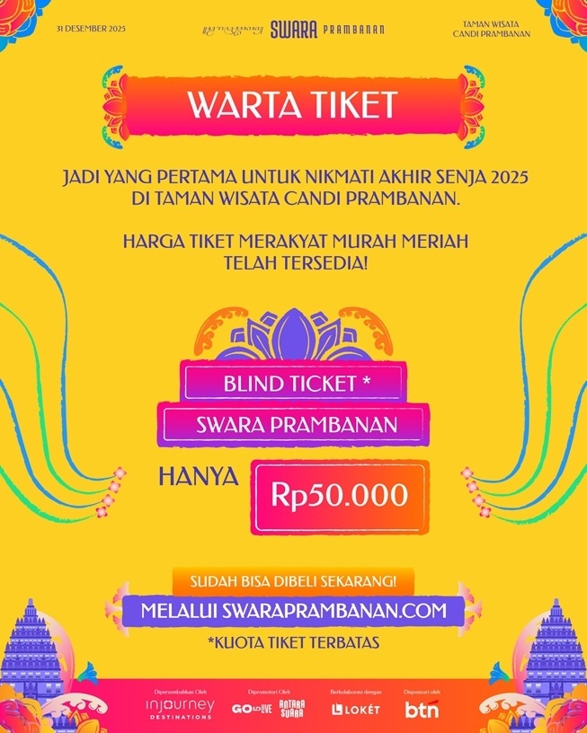 Penjualan tiket Swara Prambanan 2025 (istimewa)