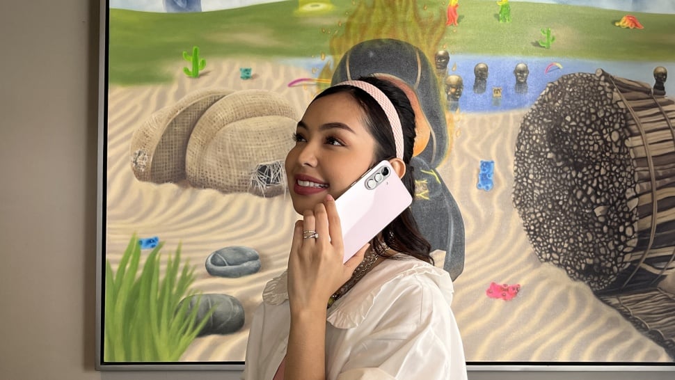Samsung Galaxy A56 5G dipamerkan ke Indonesia pada Rabu (19/3/2025). [Suara.com/Dicky Prastya]
