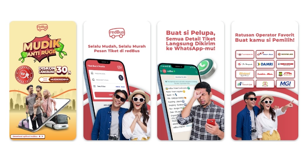 Fitur aplikasi RedBus. (Play Store)