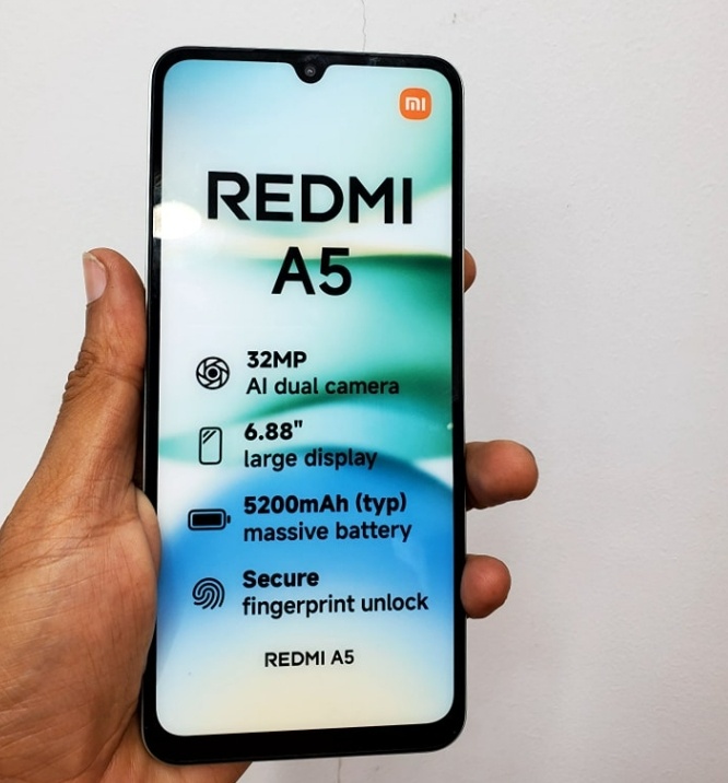 Penampakan HP murah Redmi A5. (Facebook Mobile Sales Center Barishal)