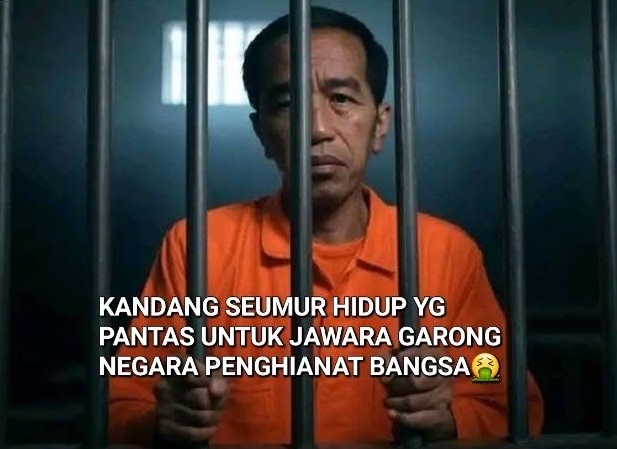 Cek Fakta Foto Jokowi di dalam Sel Tahanan (Facebook)