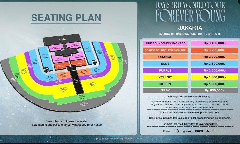 Lokasi dan seat plan awal (Mecimapro)