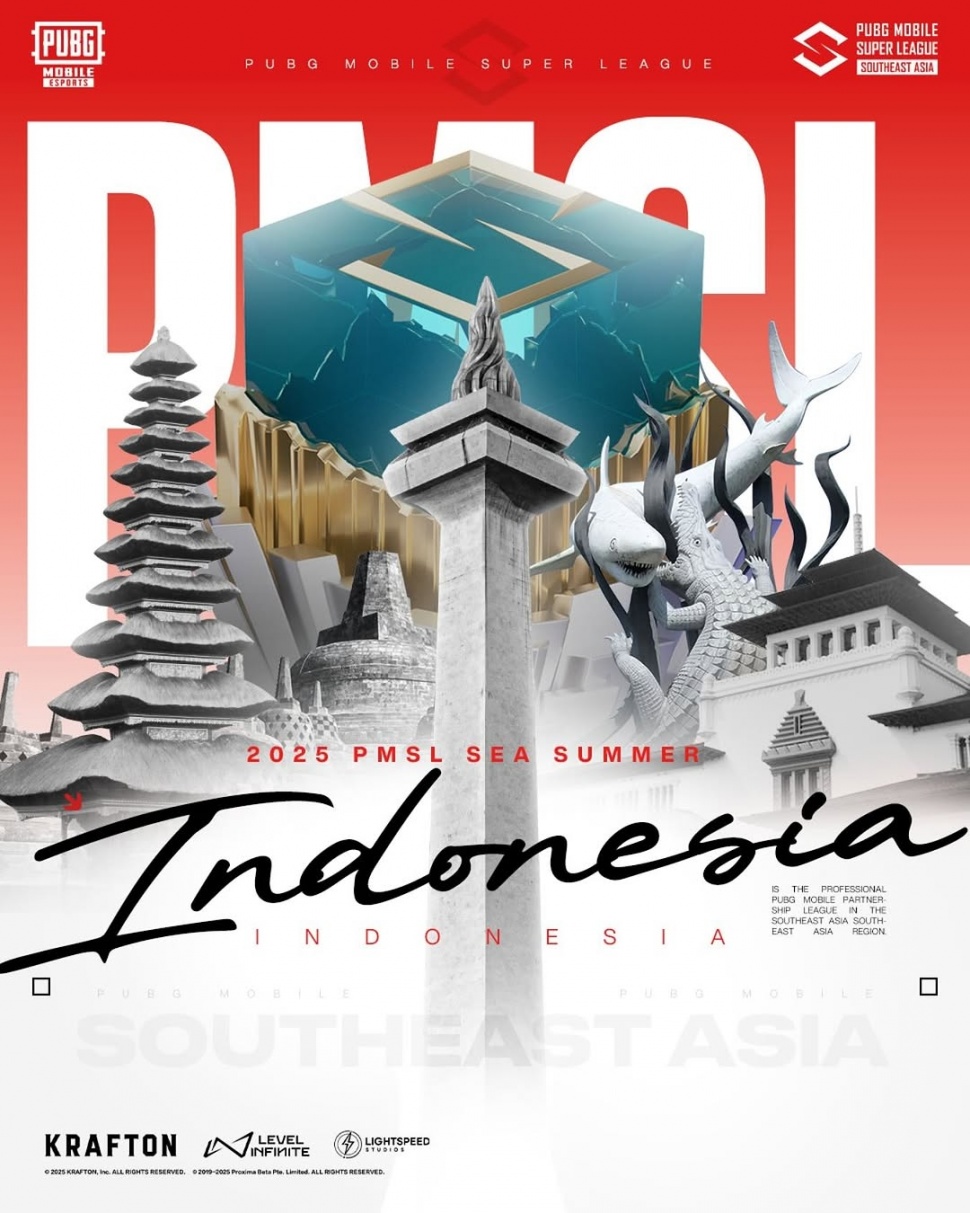 Level Infinite memastikan turnamen PUBG se-Asia Tenggara, 2025 PMSL SEA Summer akan digelar di Jakarta. [Dok. Level Infinite Indonesia]