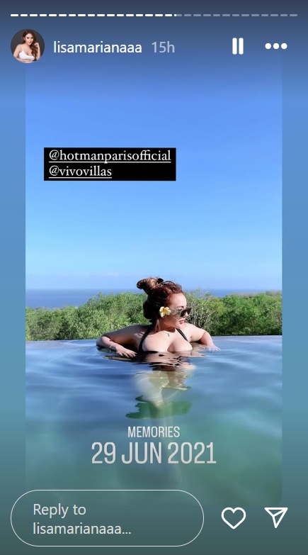Unggahan Lisa Mariana soal Hotman Paris (Instagram/lisamarianaaa)
