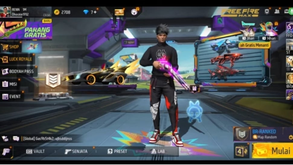 Kode Redeem FF Diamond Gratis (YouTube/RENDY OKU)