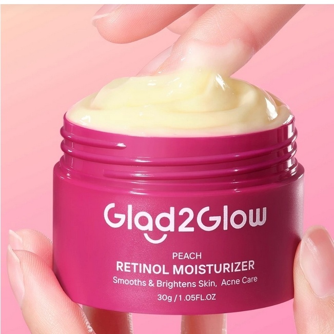 Glad2Glow Peach Retinol Moisturizer (Glad2Glow)