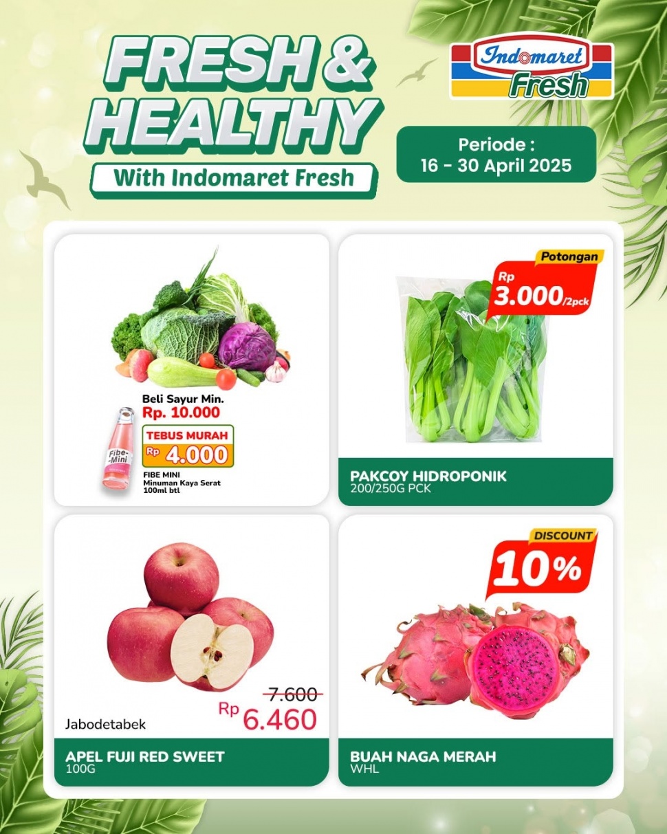 Promo Fresh & Healthy Indomaret. [Instagram@indomaret]