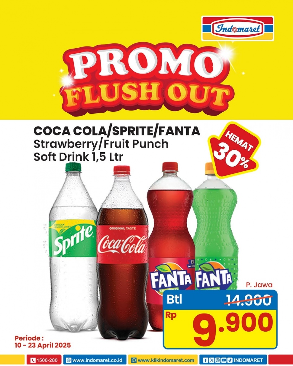 Promo Flush Out Indomaret. [Instagram @indomaret]