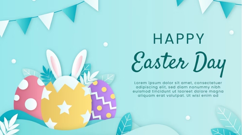Ilustrasi twibbon Paskah 2025  (Freepik)