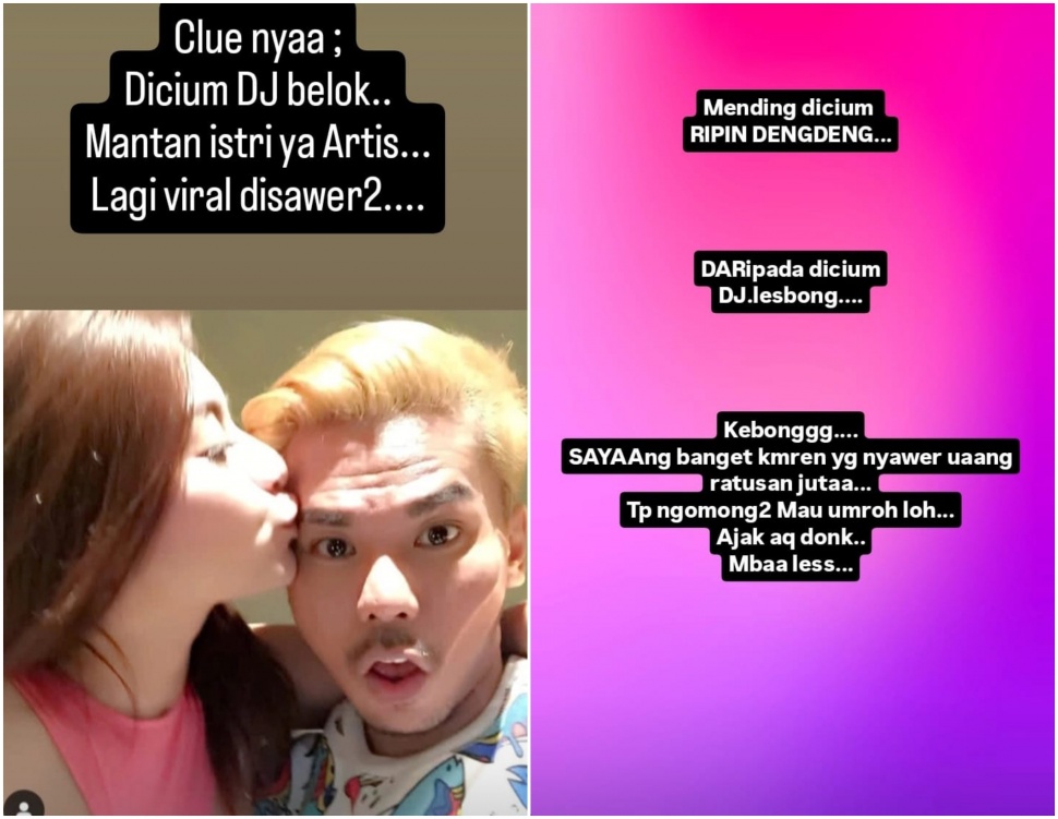 Robby Abbas Sindir Nathalie Holscher lesbi (Instagram/@robbyabbas)