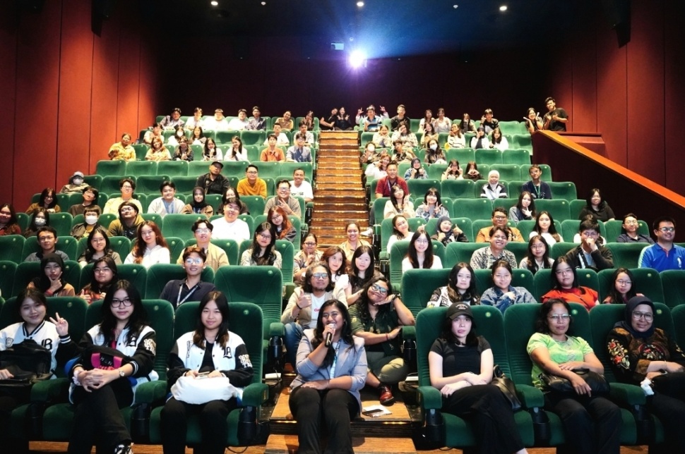 Nobar film Jumbo. (dok. Binus University)