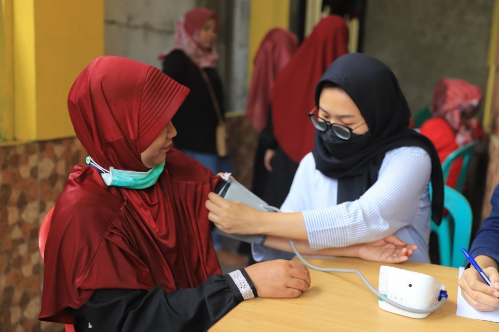Puskesmas di Kota Tangerang menyediakan jasa vaksinasi jemaah haji gratis. [Dok Pemkot Tangerang]