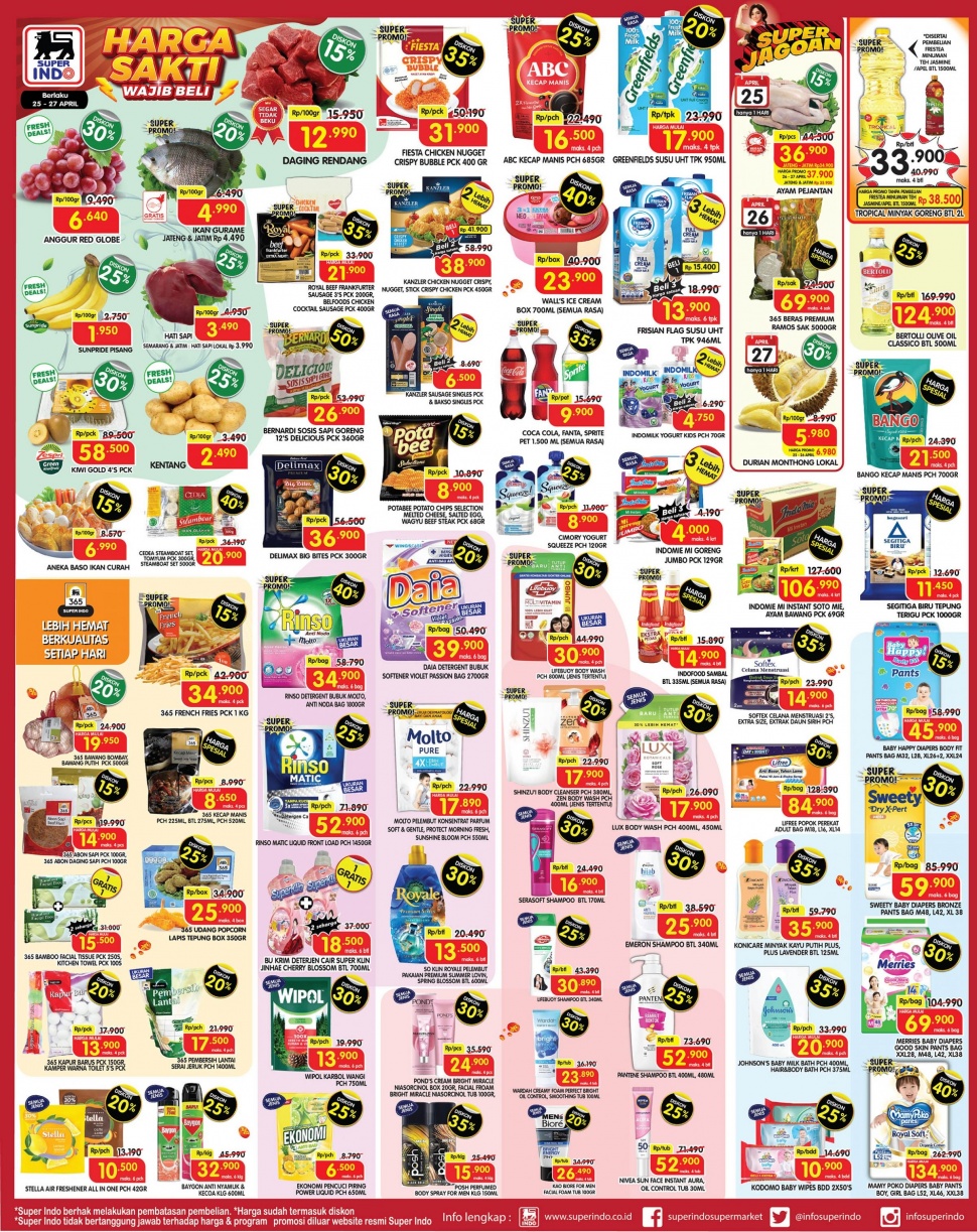 Katalog Promo Superindo Harga Sakti. (Dok. Superindo)
