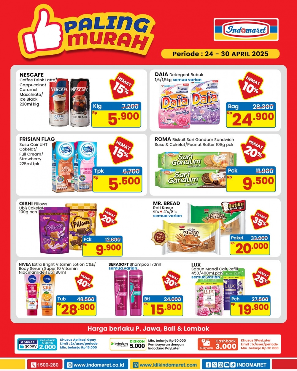 Promo Indomaret Paling Murah. [Instagram @indoamret}
