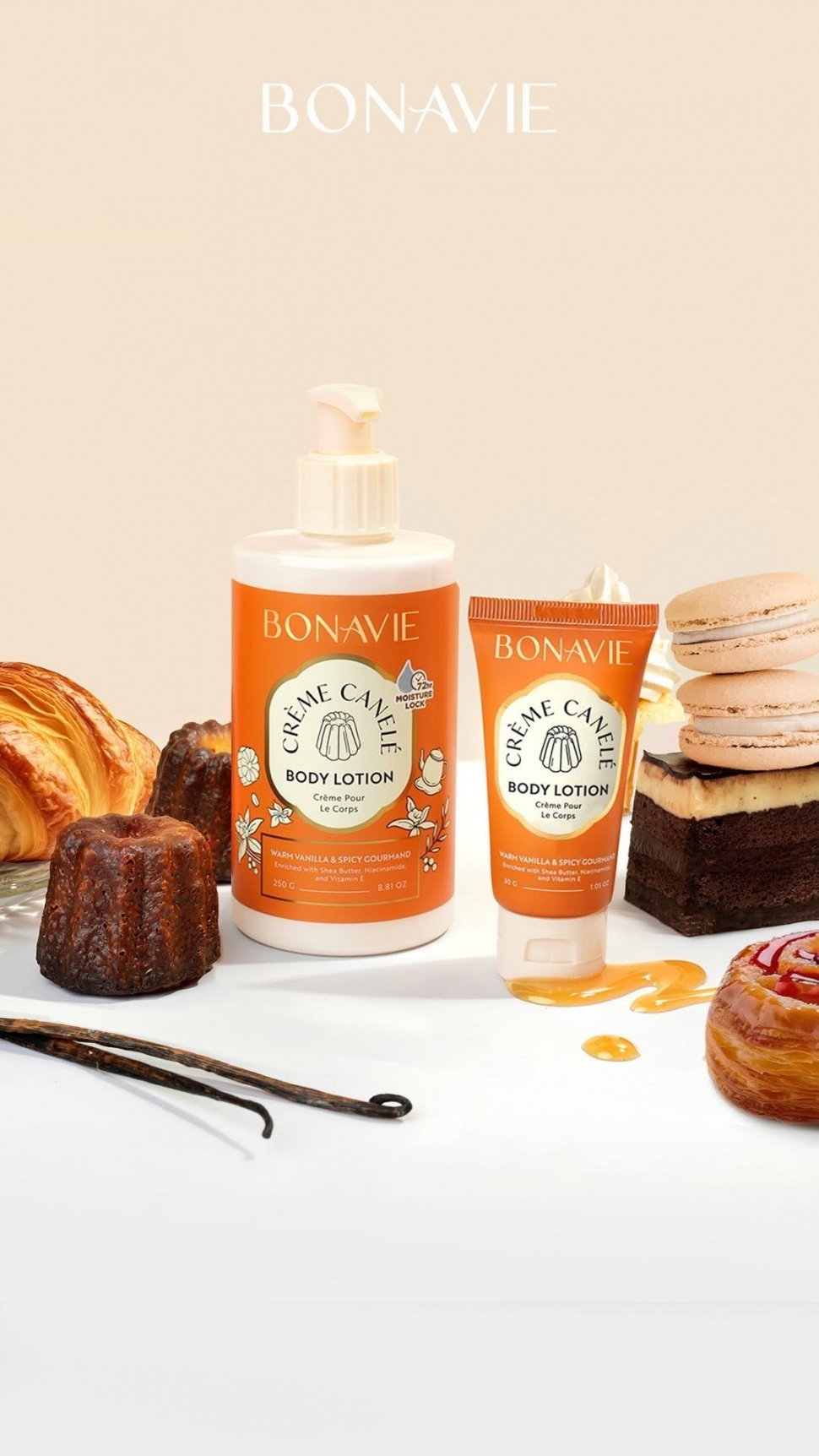 BONAVIE: Body Lotion – Crème Canele (Instagram)