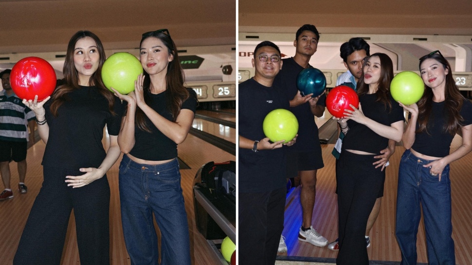Potret Aaliyah Massaid masih memakai celana atau rok saat hamil besar. [Instagram/@aaliyah.massaid]