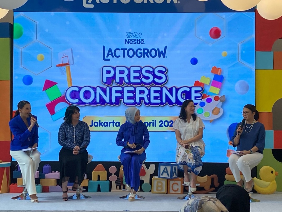 Jumpa Media bersama LACTOGROW, Kamis (24/4/2025). (Suara.com/Fajar Ramadhan)