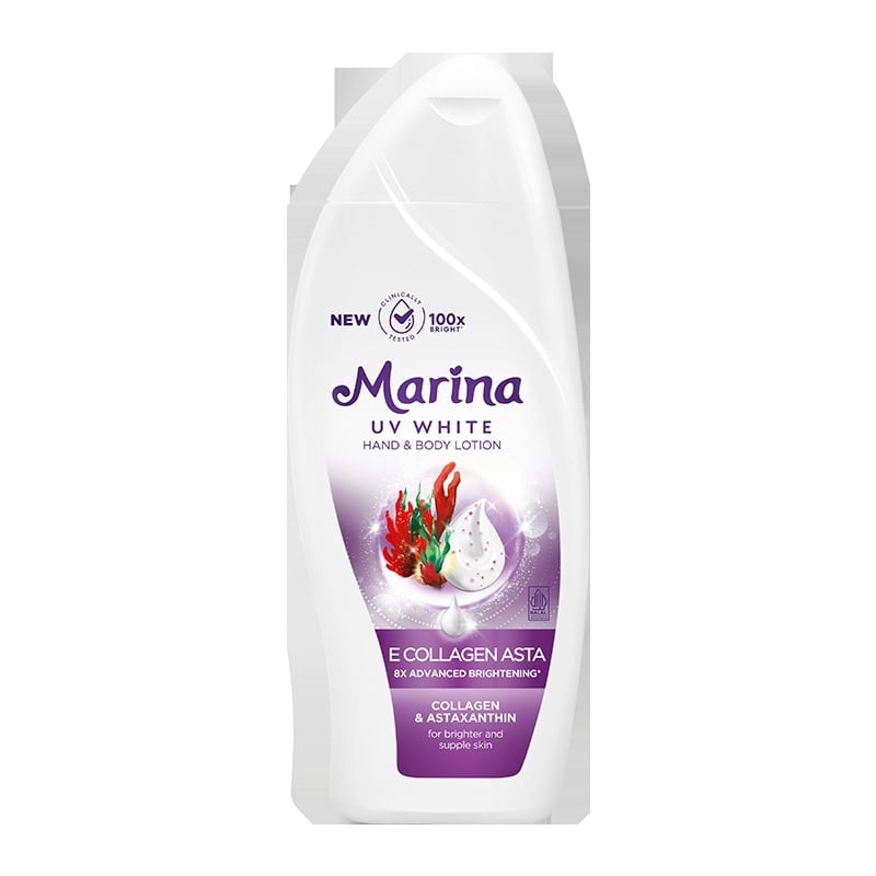 Marina UV White E Collagen Asta Body Lotion. [Sahabat Marina]