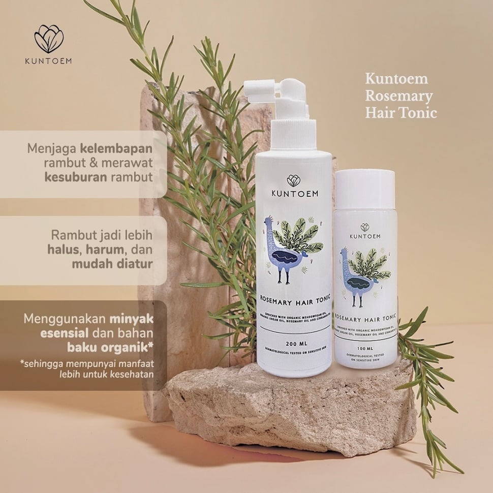Kuntoem Rosemary Hair Tonic. [Instagram/kuntoem.id]