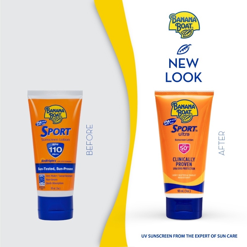 Banana Boat Ultra Sport Sunscreen Lotion SPF 50+ (Sociolla)