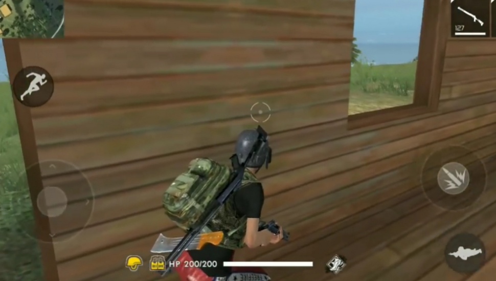 Ilustrasi karakter Free Fire dengan shotgun. (YouTube TypicalTard)