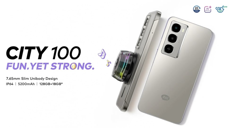 HP murah Itel City 100. (Itel Pakistan)