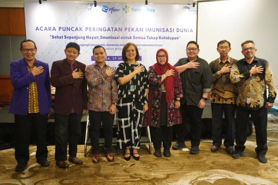 Peringatan Pekan Imunisasi Dunia 2025 bertajuk “Sehat Sepanjang Hayat: (Dok: Iakmi)