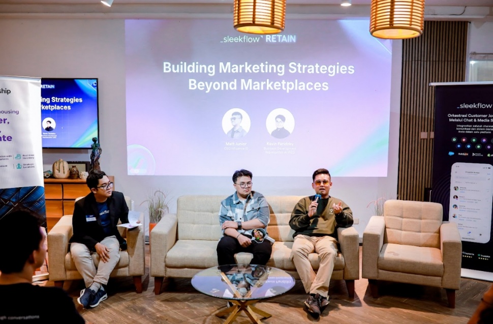 Talkshow "Building Marketing Strategies Beyond Marketplace" (dok. SleekFlow)