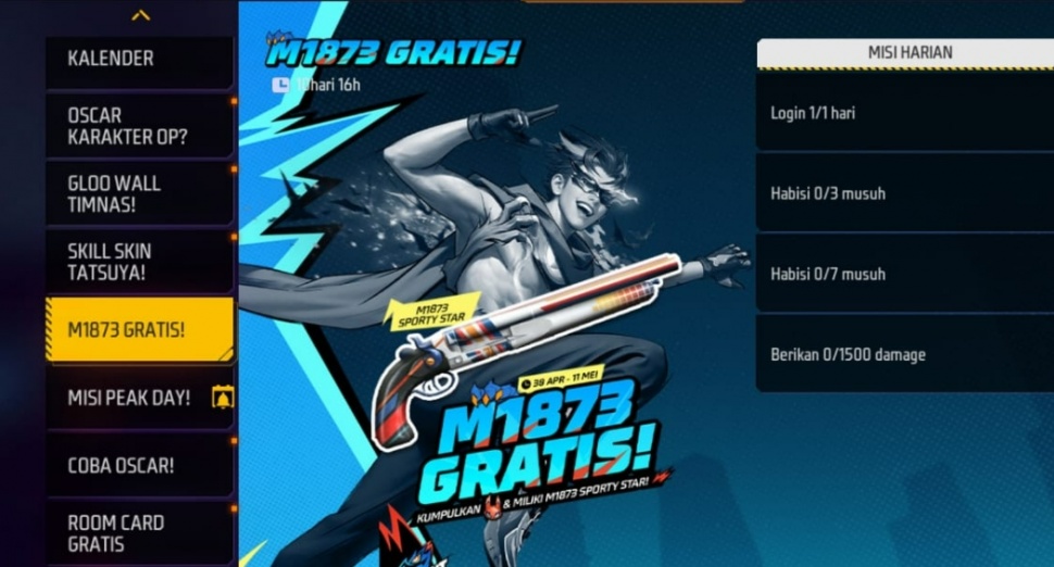 Garena berikan skin SG gratis pada awal Mei 2025. (Suara.com/ Rezza Rachmanta)