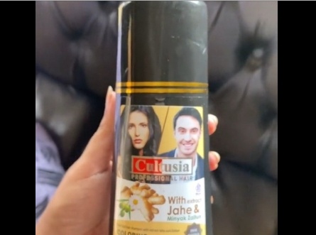 Cultusia Coloring Shampoo Original Black. [Instagram/@cultusiaofficial]