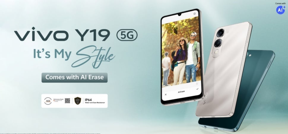 HP murah Vivo Y19 5G. (Vivo India)