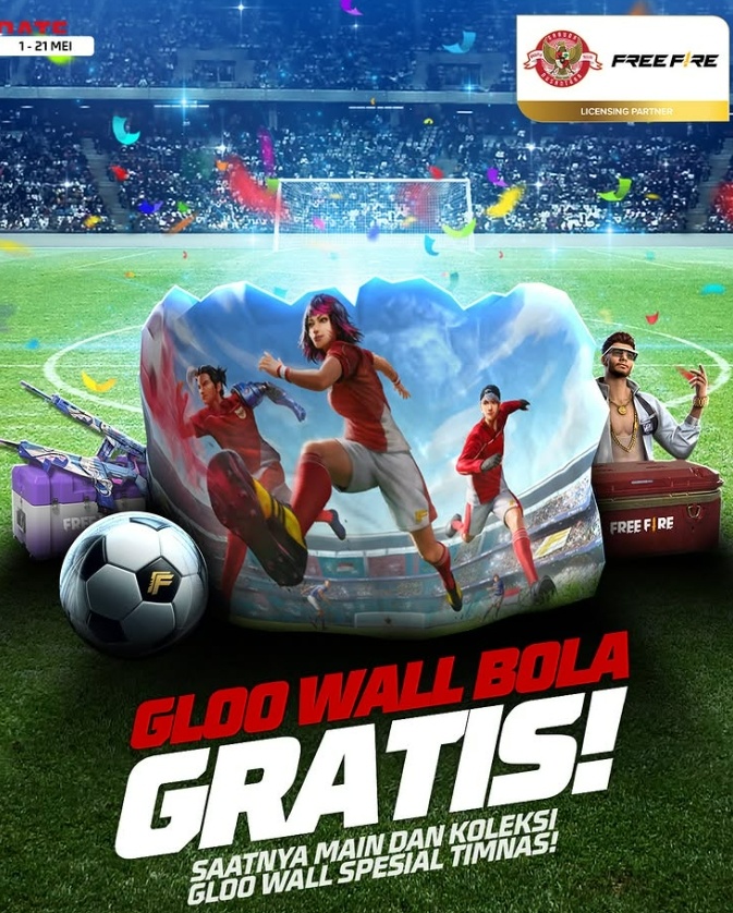 Gloo Wall Bola Free Fire. (Instagram)