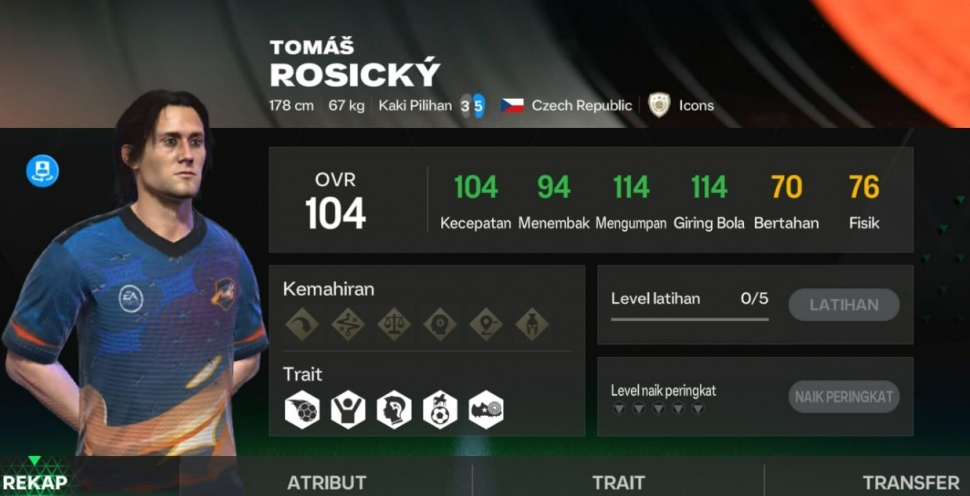 Rosicky di FC Mobile. (ist)