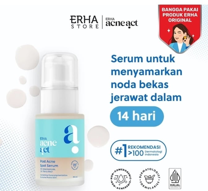 ERHA Acneact Post Acne Spot Serum (Shopee)