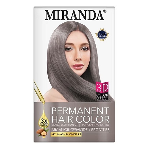 Merek semir rambut yang bagus - Miranda Hair Color.