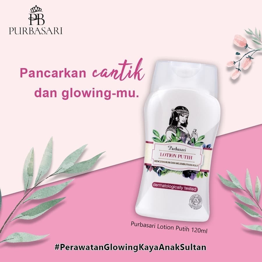 Purbasari Lotion Putih. [Instagram/@purbasari_indonesia]