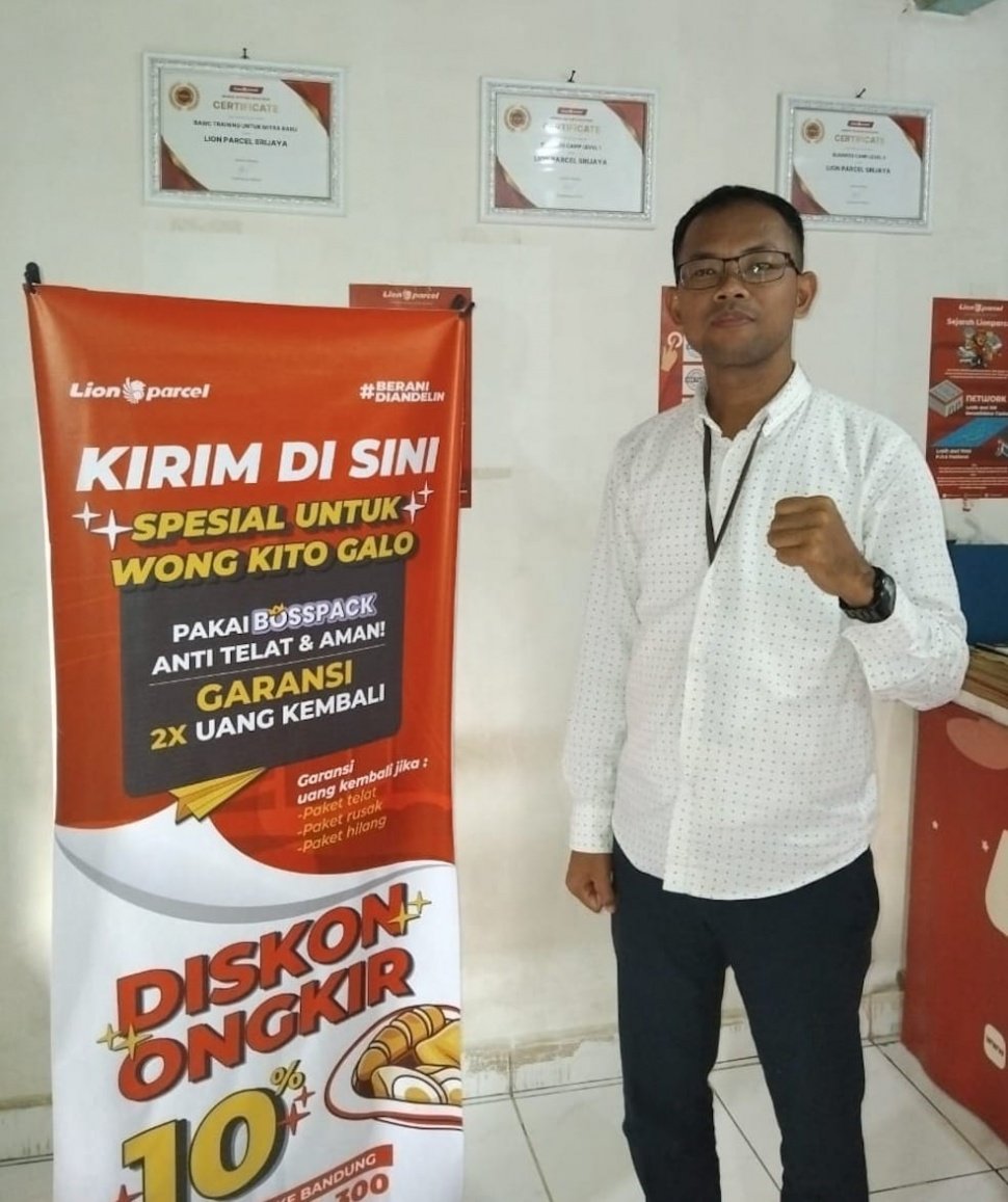 Lion parcel gandeng warga Palembang jadi agen, bisa dapat diskon hingga 35 persen
