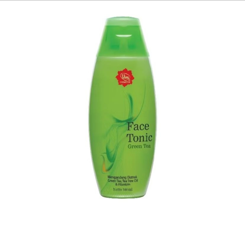Viva Face Tonic Green Tea, salah satu rekomendasi produk skincare Viva yang dapat membantu mengatasi breakout dan jerawat (Shopee/Viva Cosmetics Official Shop)