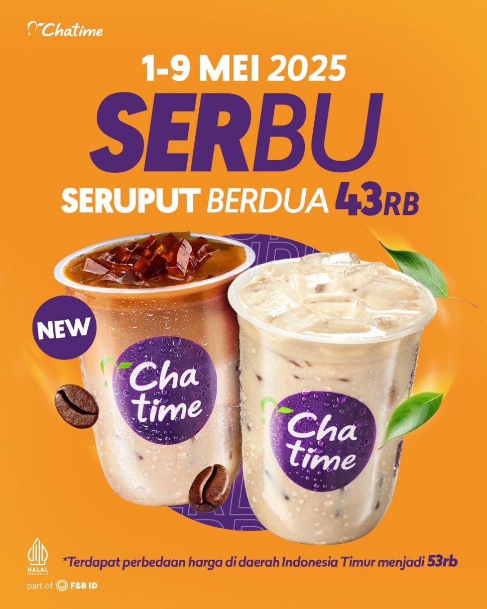 Kumpulan promo makanan dan minuman spesial 5.5. [Instagram]