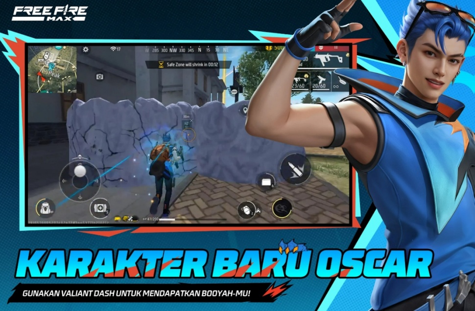 Kode Redeem Free Fire Max. Ilustrasi event Midnight Ace di Free Fire Max. (Garena)