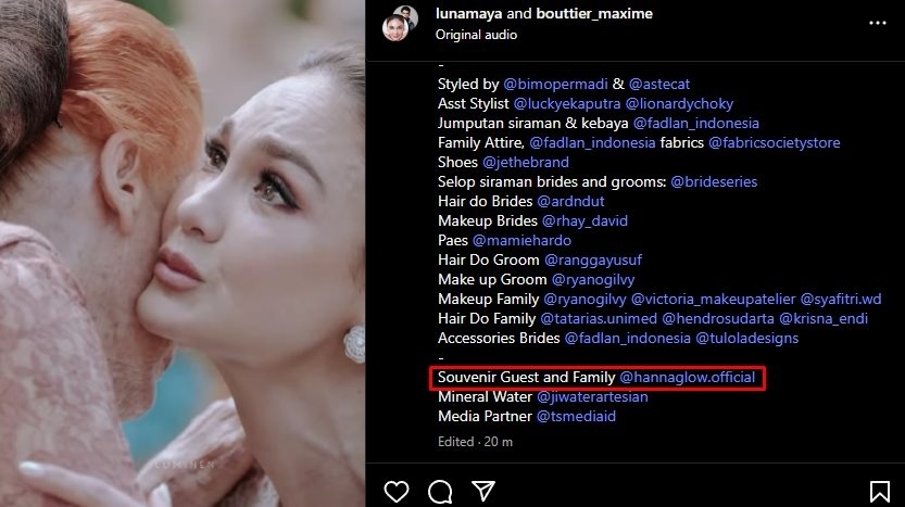 Luna Maya dan Maxime Bouttier. (Instagram/lunamaya)