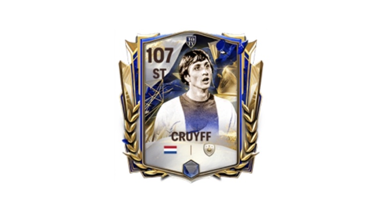 Cruyff menjadi salah satu striker terbaik di FC Mobile. (ist)
