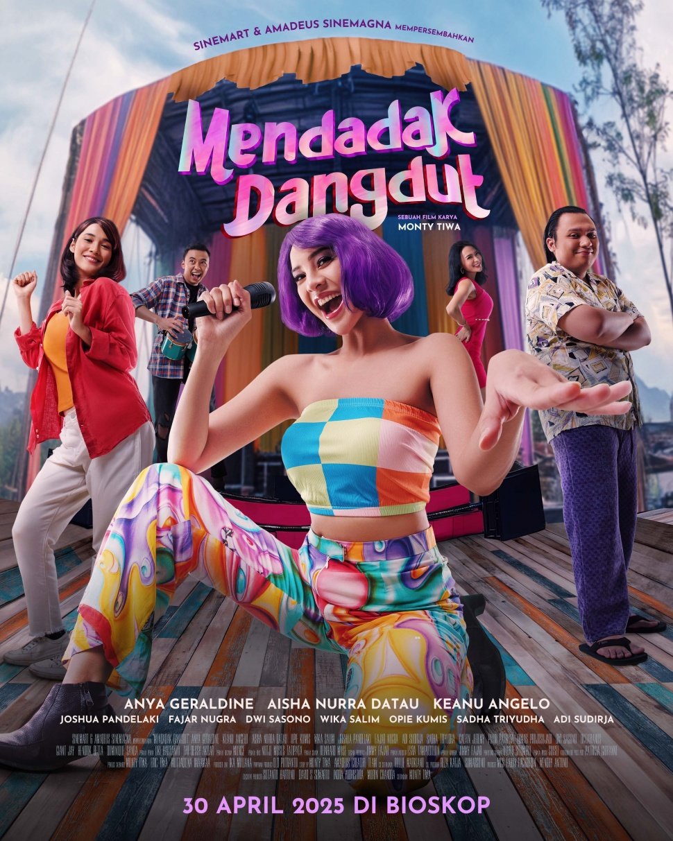 Poster film Mendadak Dangdut (2025) (SinemArt)