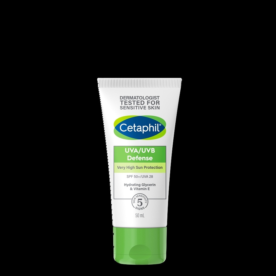 Cetaphil UVA/UVB Defense SPF 50+/UVA 28. [Cetaphil Indonesia]