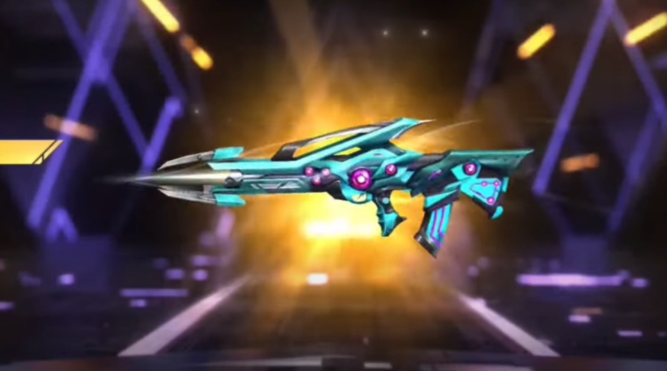Ilustrasi skin senjata Free Fire. (YouTube)