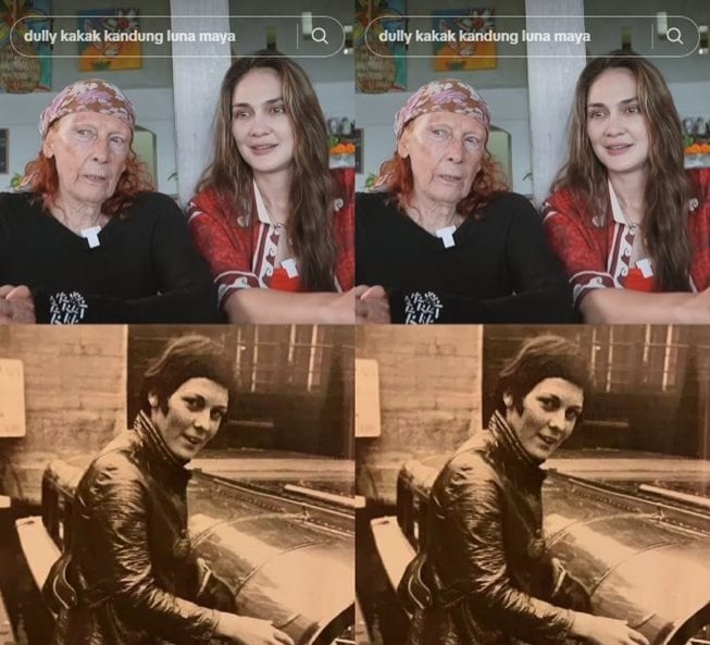 Foto ibu Luna Maya, Desa Maya Waltraud Maiyer, saat masih muda. (TikTok/lunamaya)