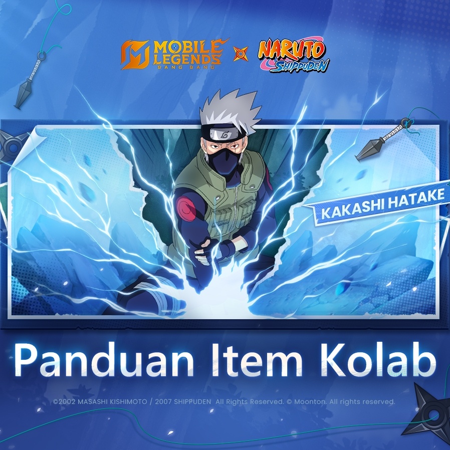 Skin bertema Naruto di Mobile Legends. (Instagram @realmobilelegendsid)