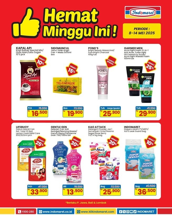 Promo Indomaret hari ini. (Instagram/indomaret)