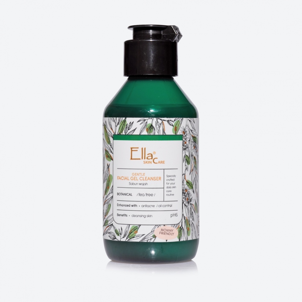Ella Skincare Bye Acne Facial Wash Essential Tea Tree Oil. (Ella Skincare)