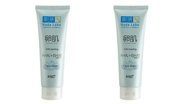 Hada Labo Tamagohada Ultimate Mild Peeling Face Wash (rohto.co.id)